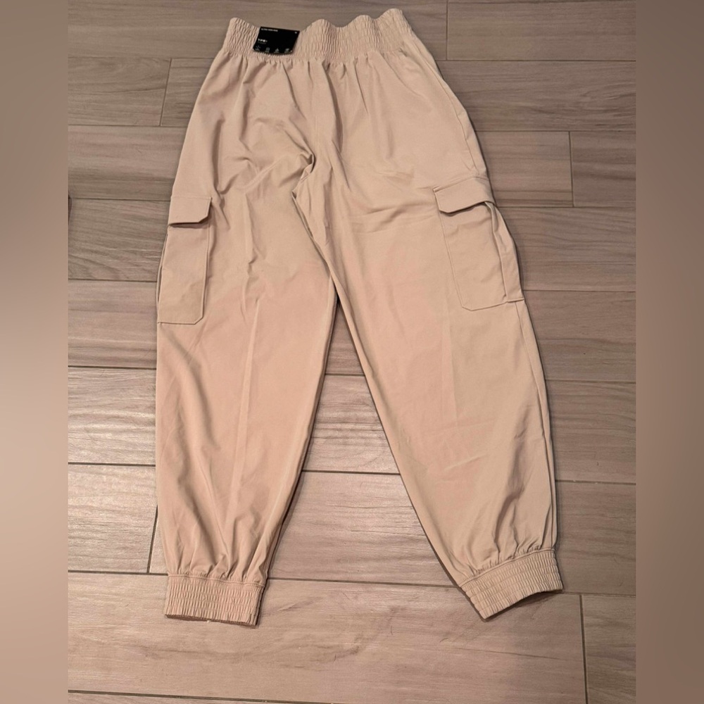 YPB Taupe Jogger Pants beige MEDIUM NWT